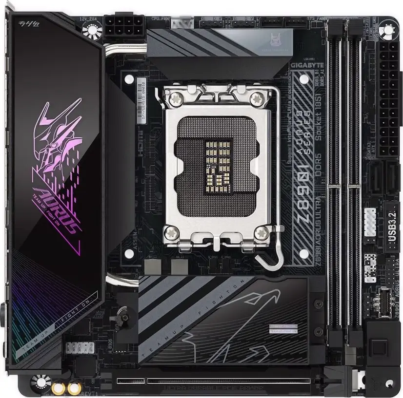 Montaje Placa Base Gigabyte Z890I AORUS ULTRA Gaming PC Bustarviejo